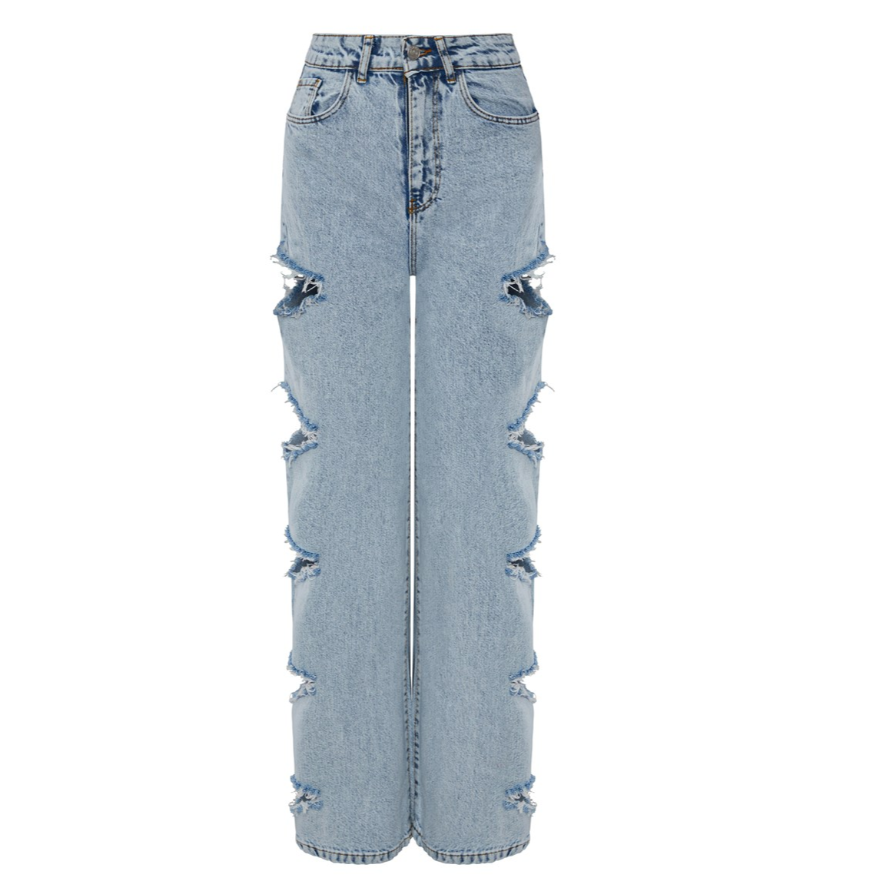 Джинсы женские A.T.JEANS ГХ голубые 30