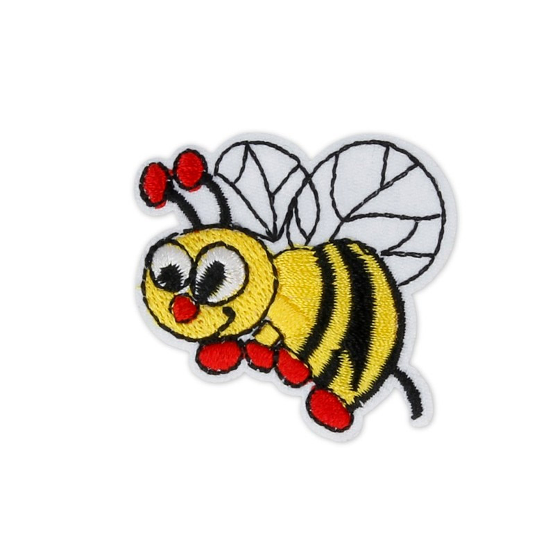 Термоаппликация Gamma № 32/5, 5 шт, № 1296A пчелка желтая 4х4 см