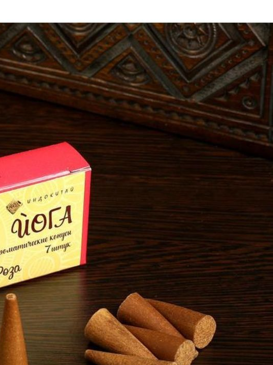 

Благовония "Роза", 7 конусов в упаковке (2 шт)