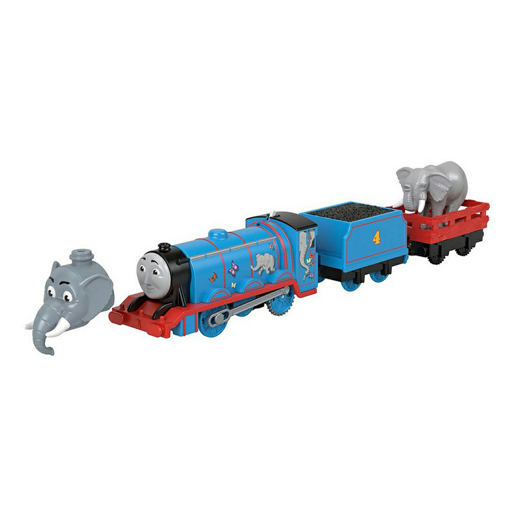 фото Паровозик моторизированный синий thomas & friends гордон-слон 36 см