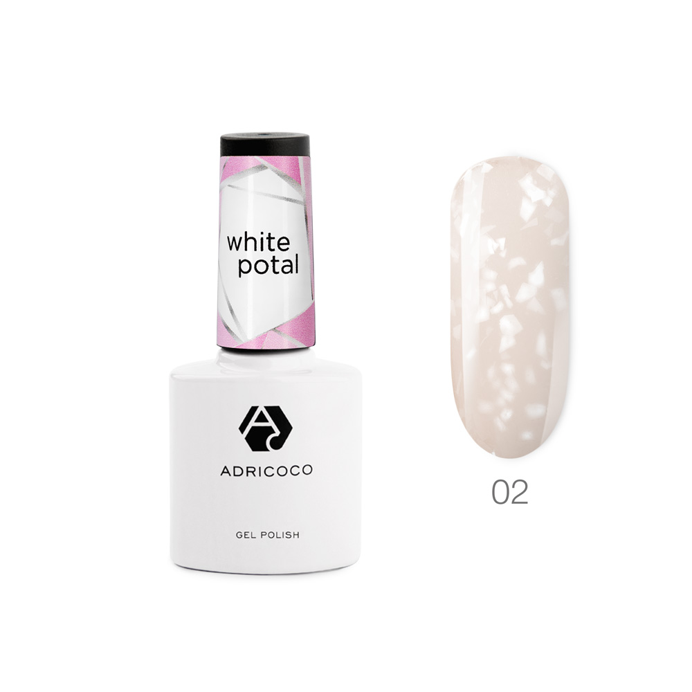 

Гель-лак ADRICOCO White Potal № 02 – хрустальная туфелька (8 мл.)
