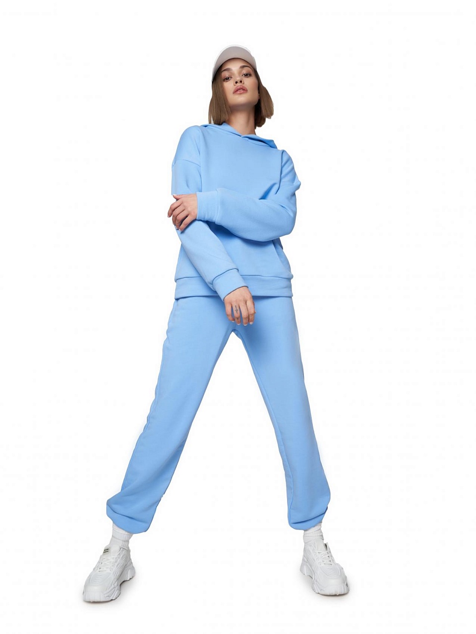 

Костюм женский AVEMOD AVSP 44 голубой 48 RU, AVSP 44