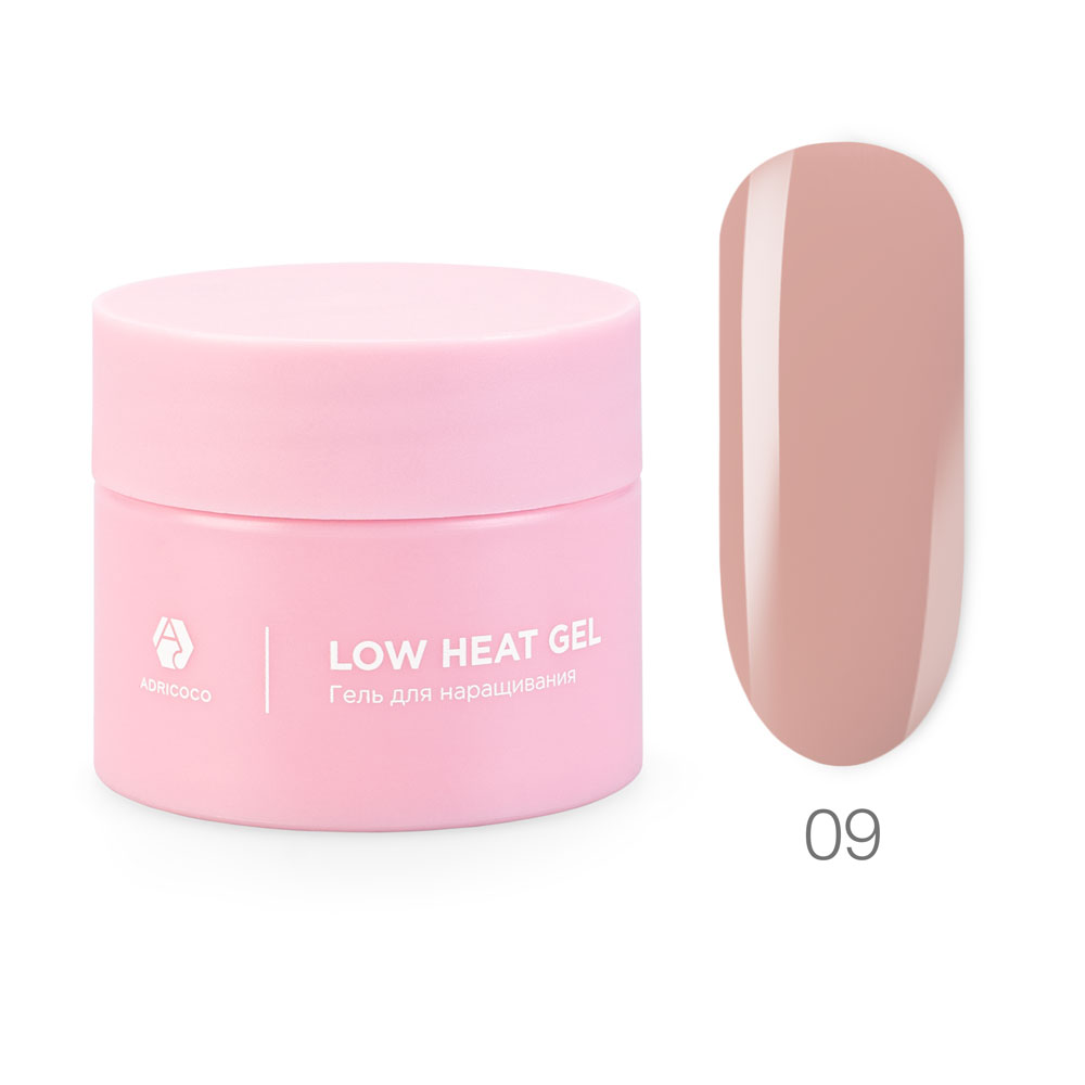 

Низкотемпературный однофазный гель ADRICOCO Low heat №09 светлая патока (50 мл)