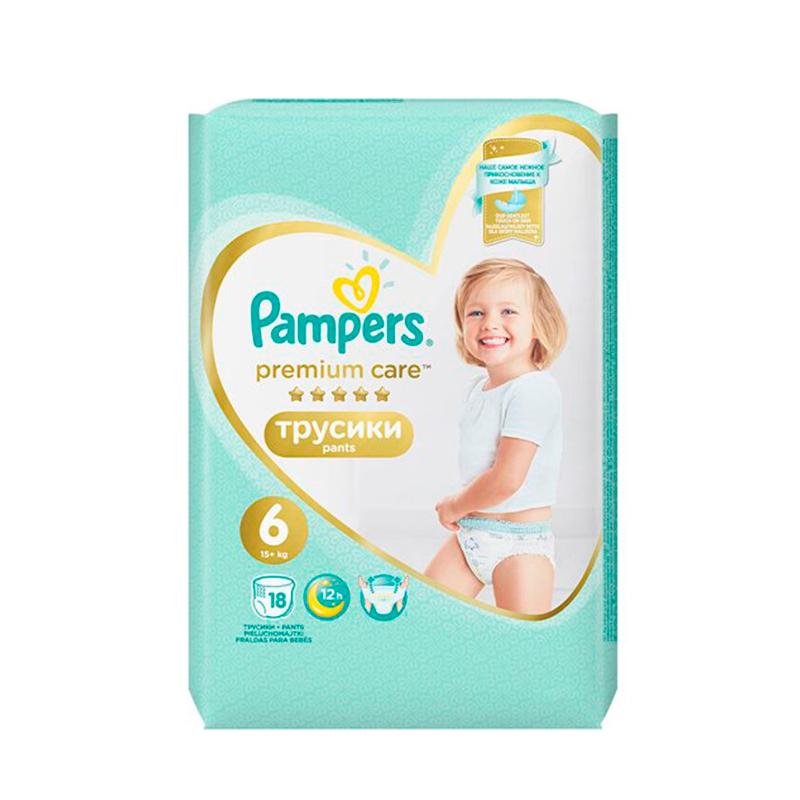 

Подгузники-трусики Pampers Premium Care Pants 6 (15+ кг) 18 шт