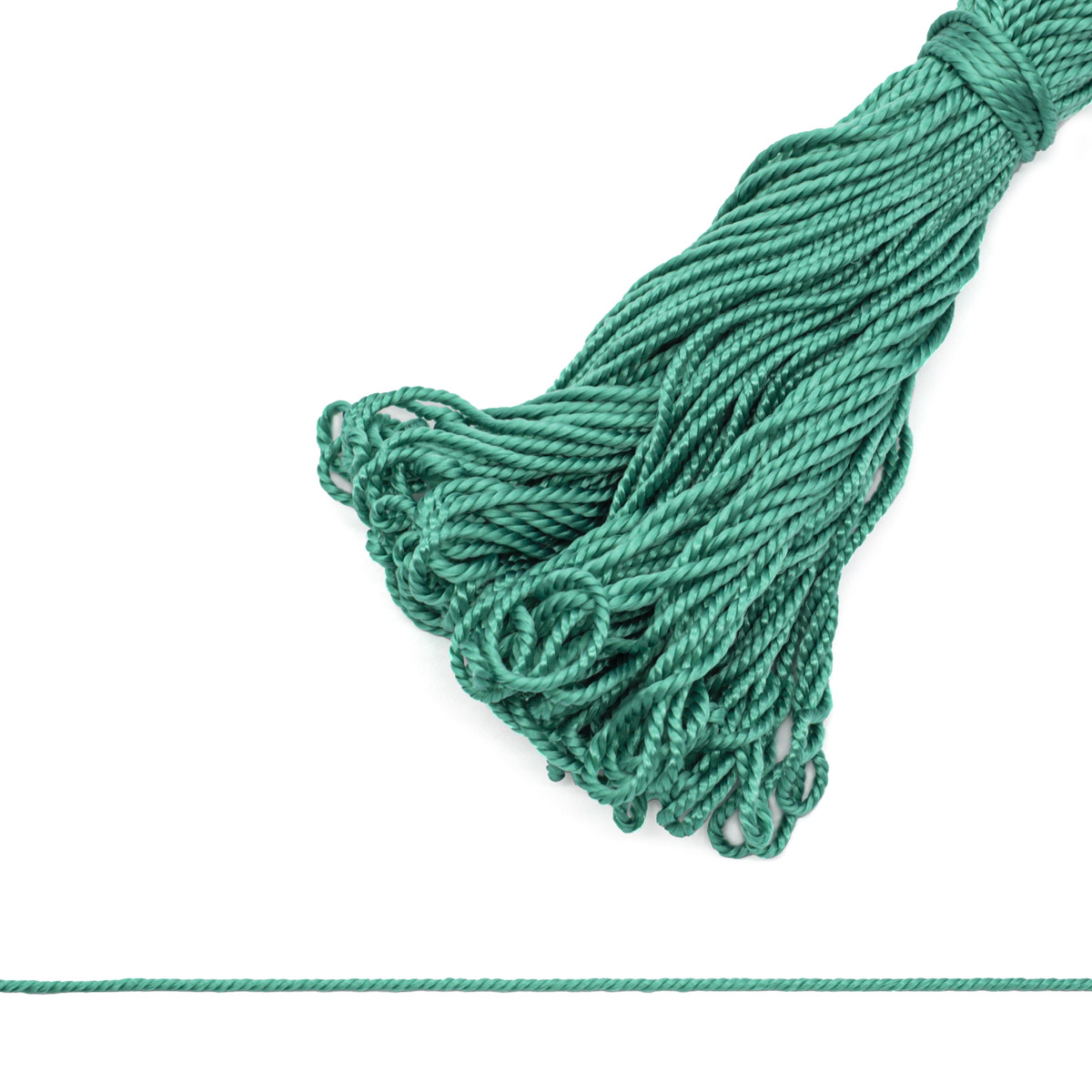 

Шнур декоративный АЙРИС, 1,7 мм*30 м (моток) (зелёный)