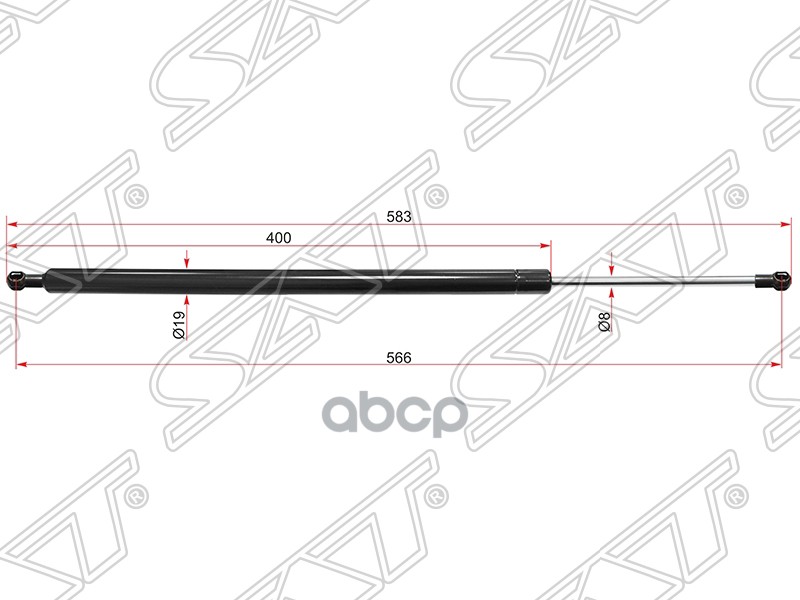 Амортизатор Крышки Багажника Volvo Xc60 08- Sat St-31297524