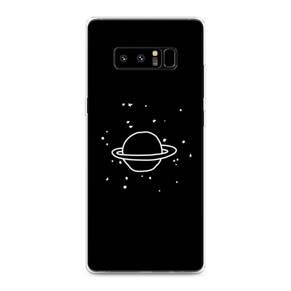 

Чехол Awog на Samsung Galaxy Note 8 "Дудл Юпитера", Белый;черный, 25250-4