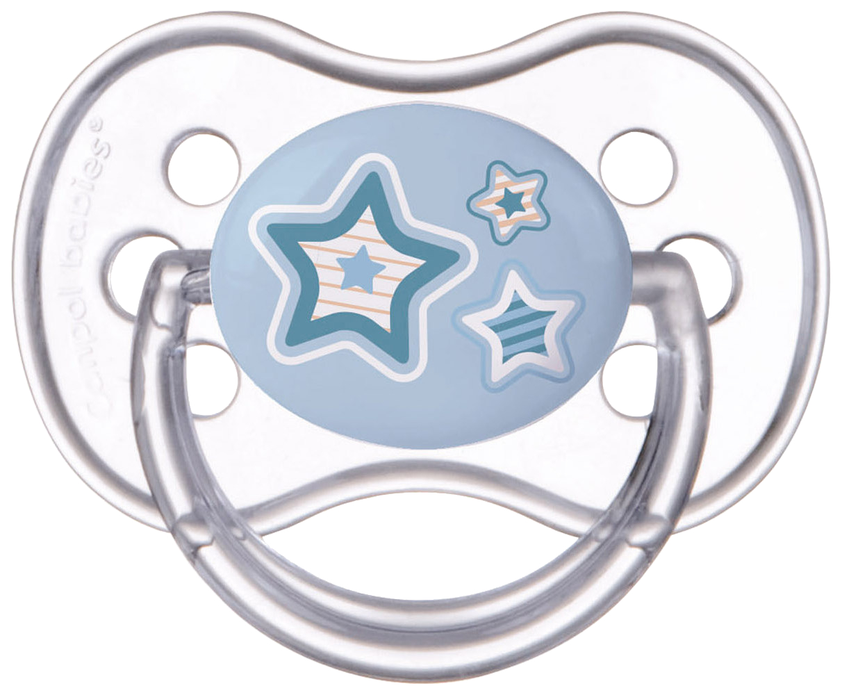 Пустышка круглая Canpol Babies Newborn baby латексная 0-6 месяцев в ассортименте