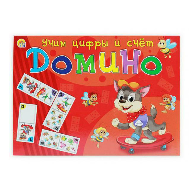 

Развивающая игра Домино Рыжий кот в ассортименте