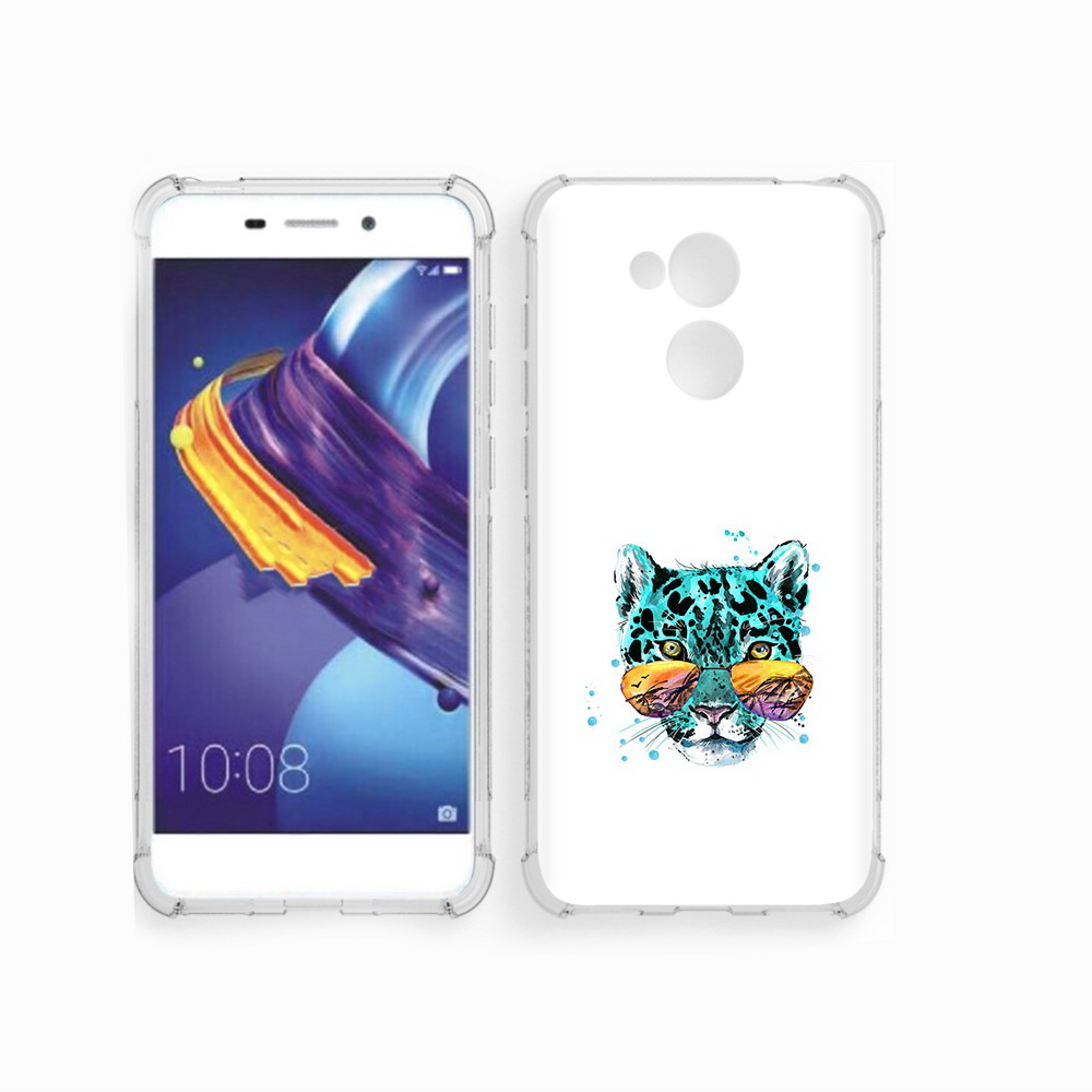 

Чехол MyPads Tocco для Huawei 6C Pro голубой лео (PT88459.60.294), Прозрачный, Tocco