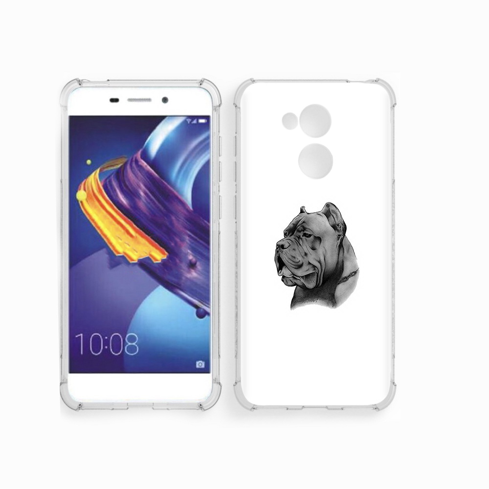 

Чехол MyPads Tocco для Huawei 6C Pro грозный бульдог (PT88459.60.300), Прозрачный, Tocco
