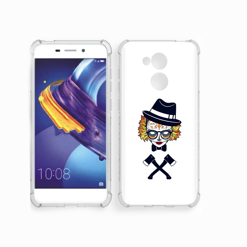

Чехол MyPads Tocco для Huawei 6C Pro девушка в маске с топорами рисунок (PT88459.60.304), Прозрачный, Tocco