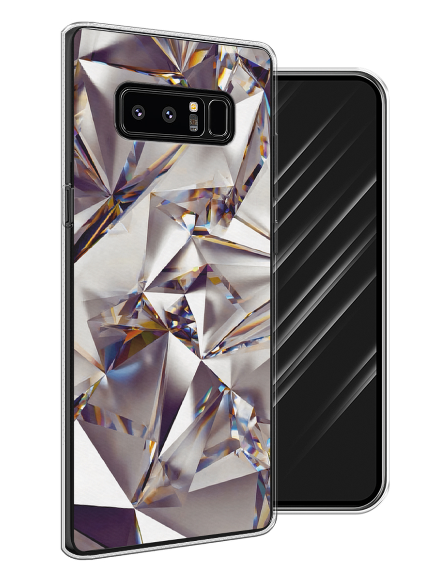 

Чехол Awog "Бриллианты" для Samsung Galaxy Note 8, Серебристый;бежевый, 25250-7