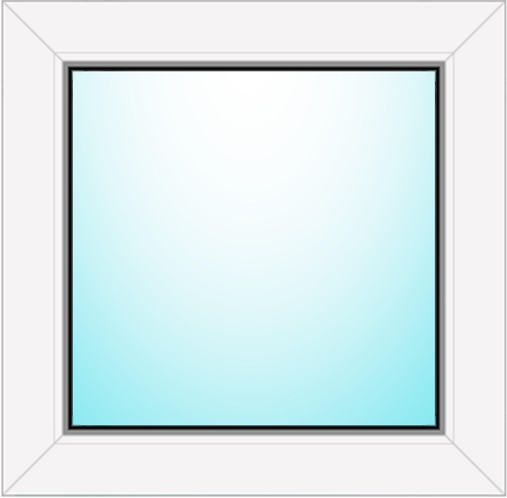 

Пластиковое окно Veka WHS 700x700 глухое