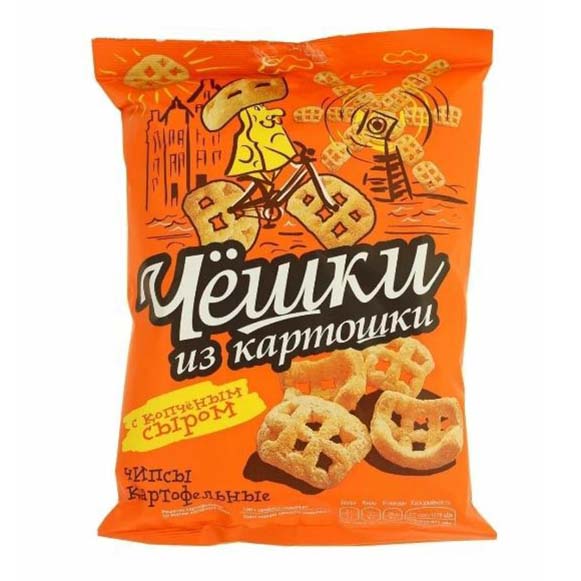 Чипсы кукурузно-картофельные Чешки копченый сыр 60 г
