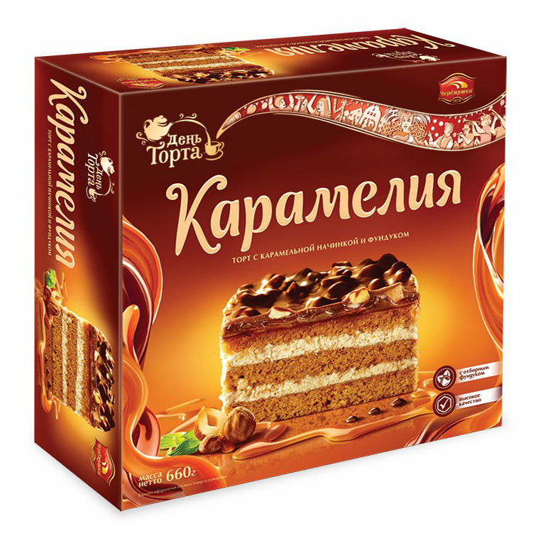 Торт Черемушки Карамелия 660 г