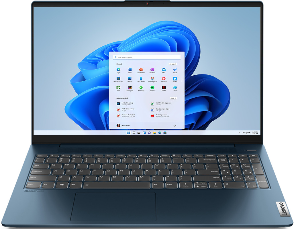 фото Ноутбук lenovo ideapad 5 blue (82fg017dru)