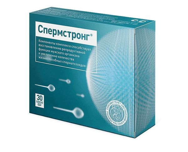 БАД для мужчин Спермстронг - 30 капсул (0, 5 гр.), ВИС  - купить со скидкой