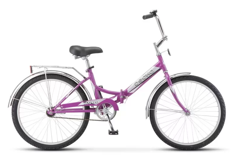 Велосипед STELS Десна-2500 24 Z010 LU084620, LU079563 14, фиолетовый