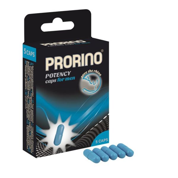 БАД для мужчин Ero black line PRORINO Potency Caps for men - 5 капсул