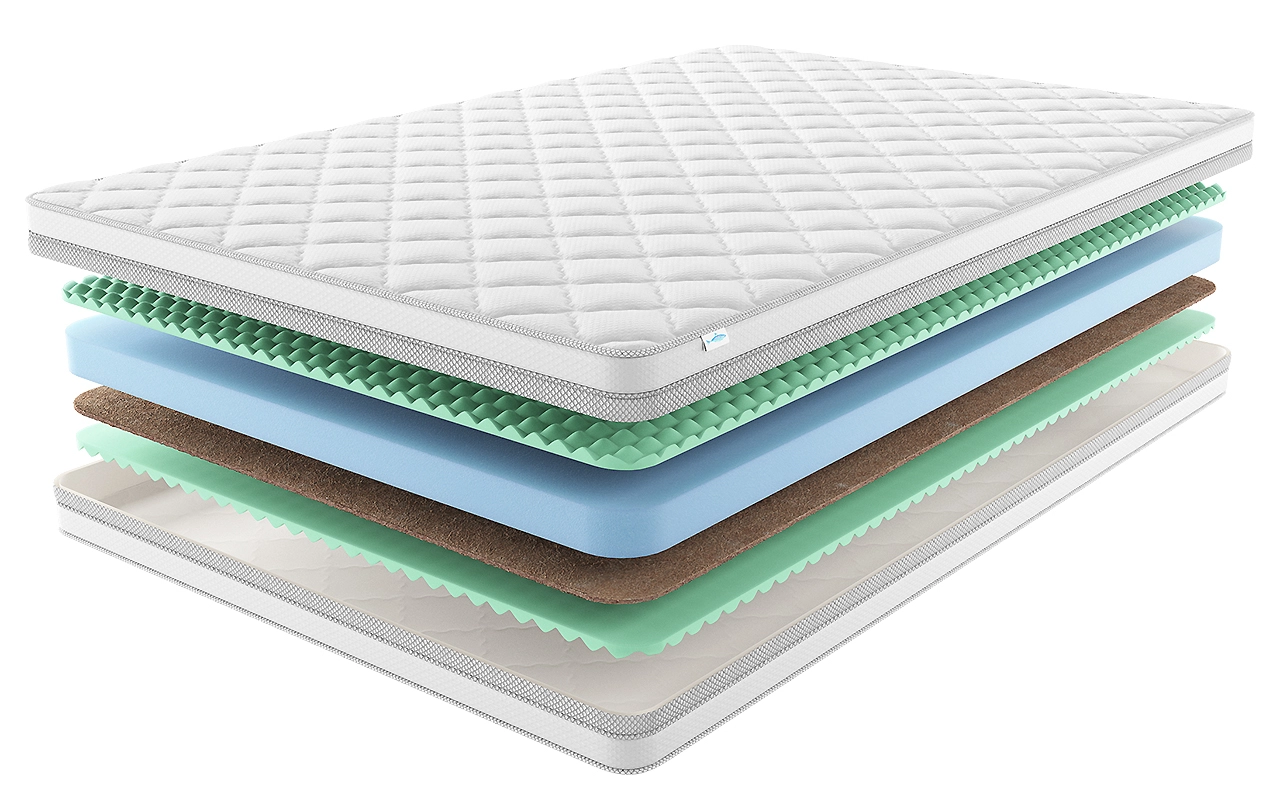 

Матрас Flepers Stratum Calm 200x200 см, Белый, Stratum Calm
