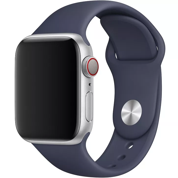 Спортивный ремешок Guardi Sport Band для Apple Watch 42/44 мм темно-синий (Midnight Blue)