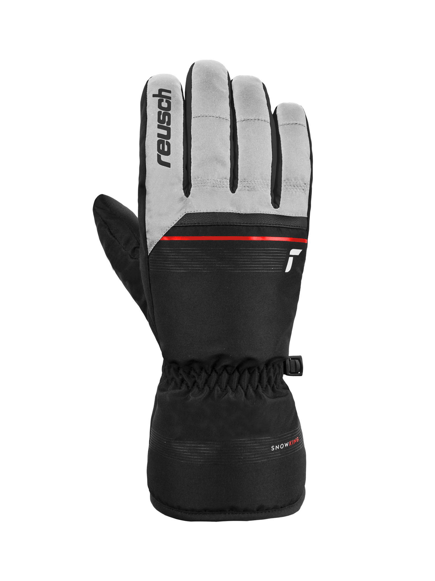 

Перчатки Reusch Snow King White/Fire Red/Black (Inch (Дюйм):9), Белый;красный;черный, Snow King