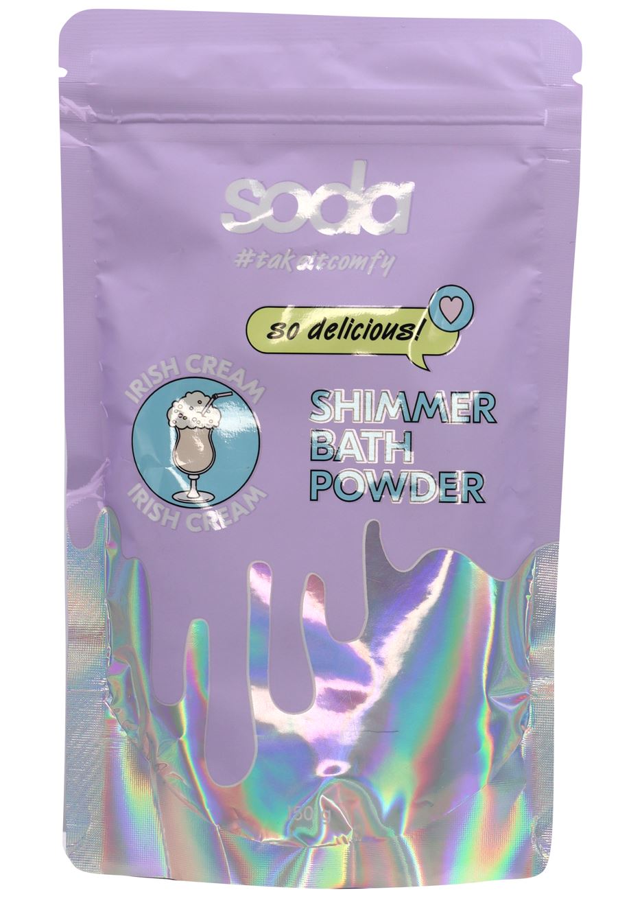 Пудра-шиммер для ванны Soda #takeitcomfy Irish Cream 150 г mipassioncorp шиммер для ванны фиолетовый кристалл 600