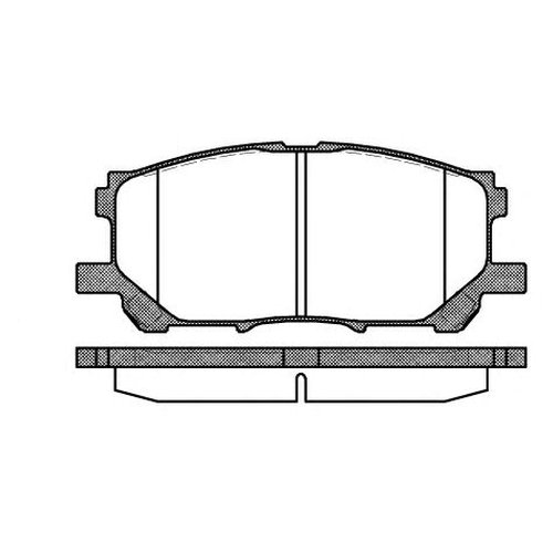 

КомплектпереднихтормозныхколодокRemsa103900дляLexusGS;RC;RX;ToyotaHarrier