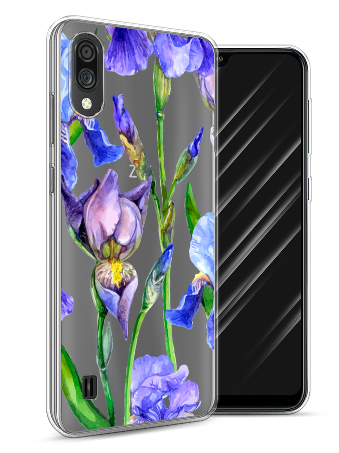 

Чехол Awog на ZTE Blade A51 lite / ЗТЕ Блэйд A51 lite "Синие ирисы", Разноцветный, 134850-8