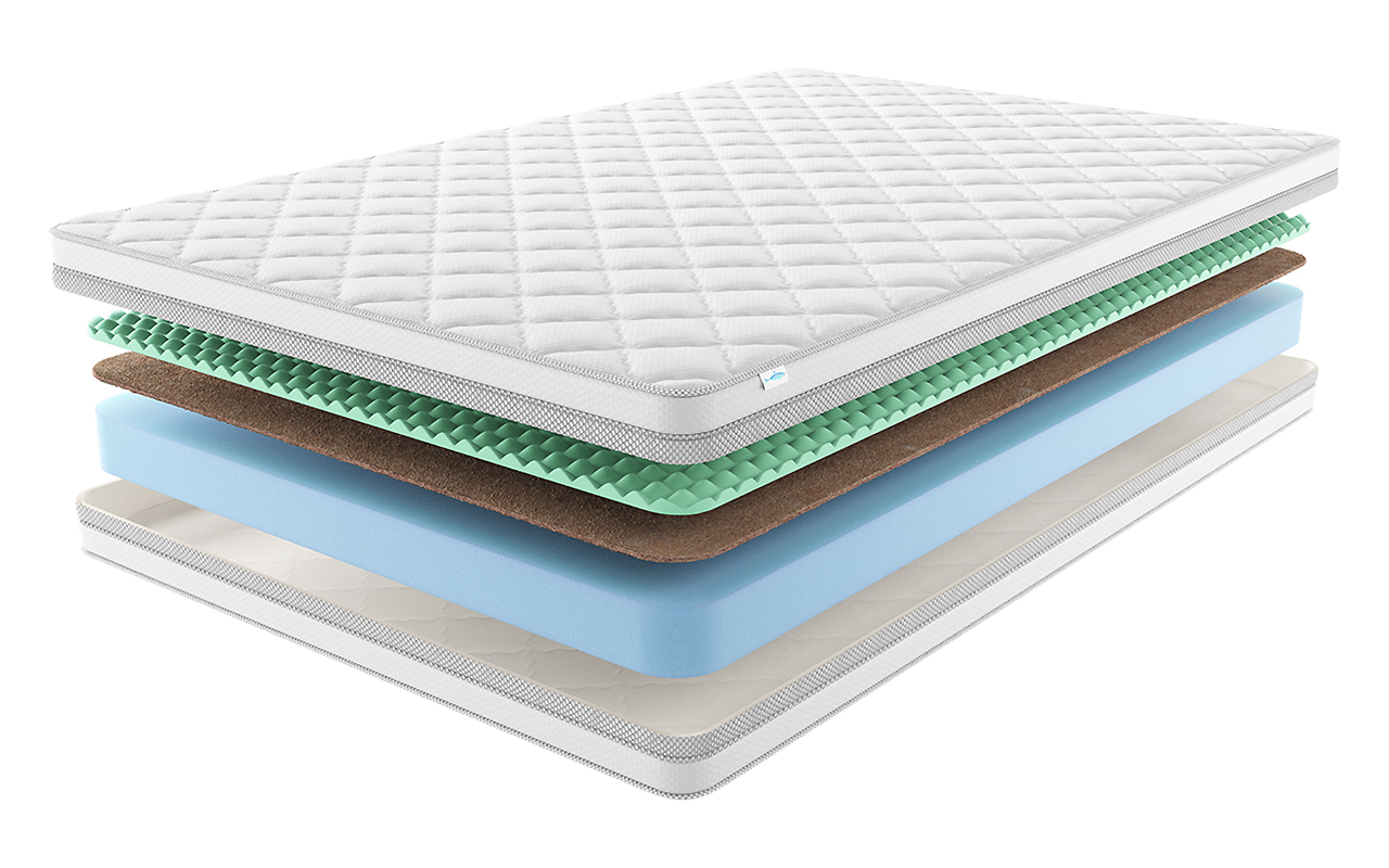 

Матрас Flepers Stratum Rasso 10 80x200 см, Белый, Stratum Rasso 10