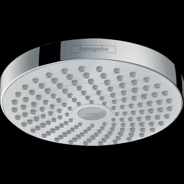 

Верхний душ hansgrohe Croma Select S 180 2jet 26522400, белый комбинированное, Серебристый