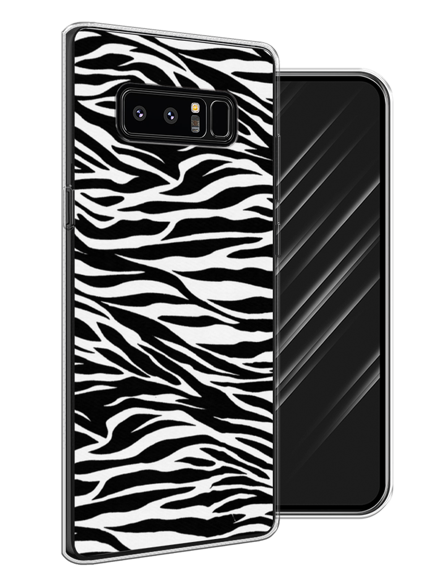 

Чехол Awog на Samsung Galaxy Note 8 "Принт зебра", Белый;серый;черный, 25250-7