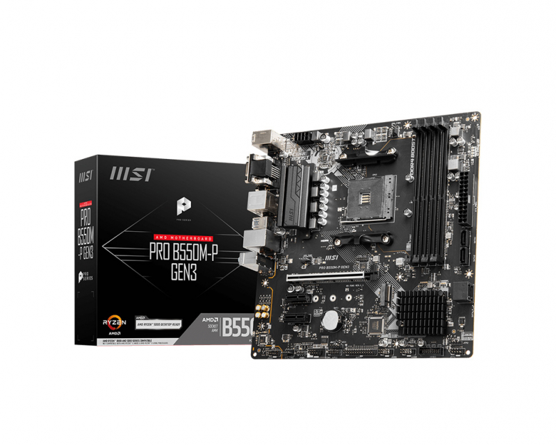 

Материнская плата MSI Pro B550M-P GEN3, Pro B550M-P GEN3