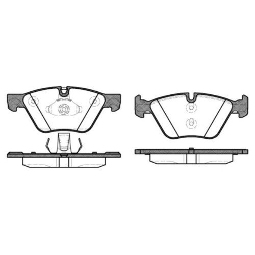 фото Комплект передних тормозных колодок remsa 105230 для bmw 5 серия f10,f11