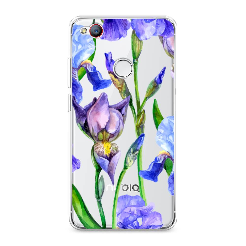 

Чехол Awog на ZTE Nubia Z11 / ЗТЕ Нубиа Z11 "Синие ирисы", 131750-8