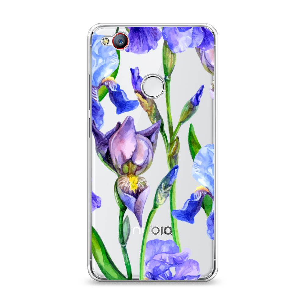 

Чехол Awog на ZTE Nubia Z11 Mini / ЗТЕ Нубиа Z11 Mini "Синие ирисы", 131550-8