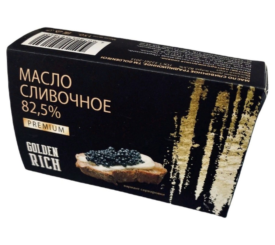 

Сливочное масло Golden Rich Традиционное 82,5% 150 г