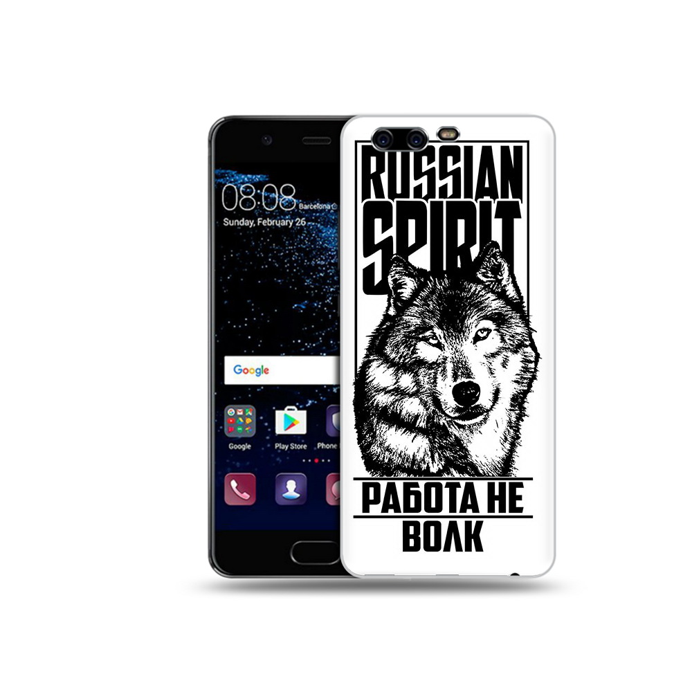 

Чехол MyPads Tocco для Huawei P10 работа не волк (PT60870.50.564), Прозрачный, Tocco