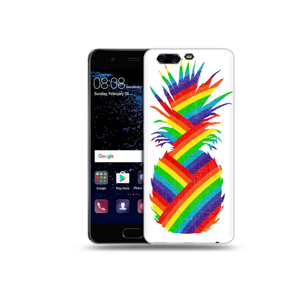 

Чехол MyPads Tocco для Huawei P10 радужный ананас (PT60870.50.566), Прозрачный, Tocco