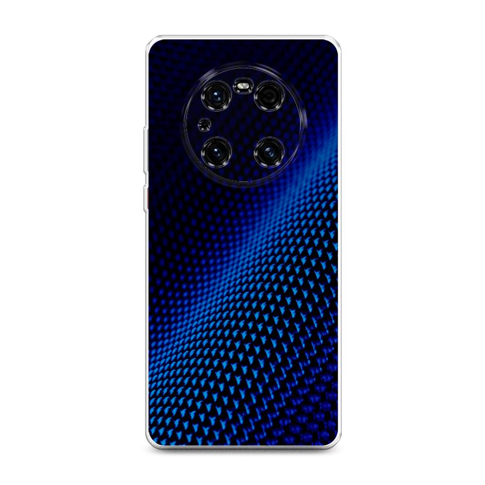 фото Силиконовый чехол "синий карбон" на huawei mate 40e pro awog