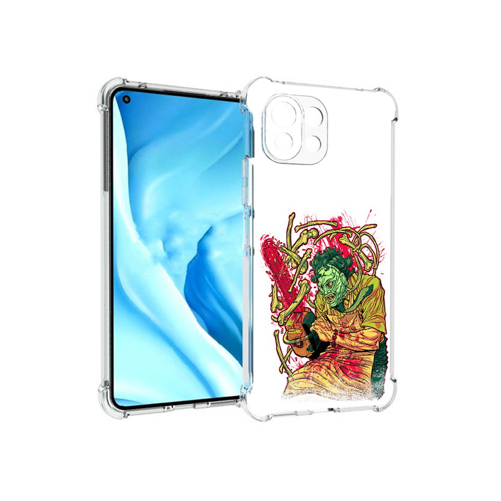 

Чехол MyPads Tocco для Xiaomi Mi 11 Lite яркий мясник (PT159462.256.711), Прозрачный, Tocco