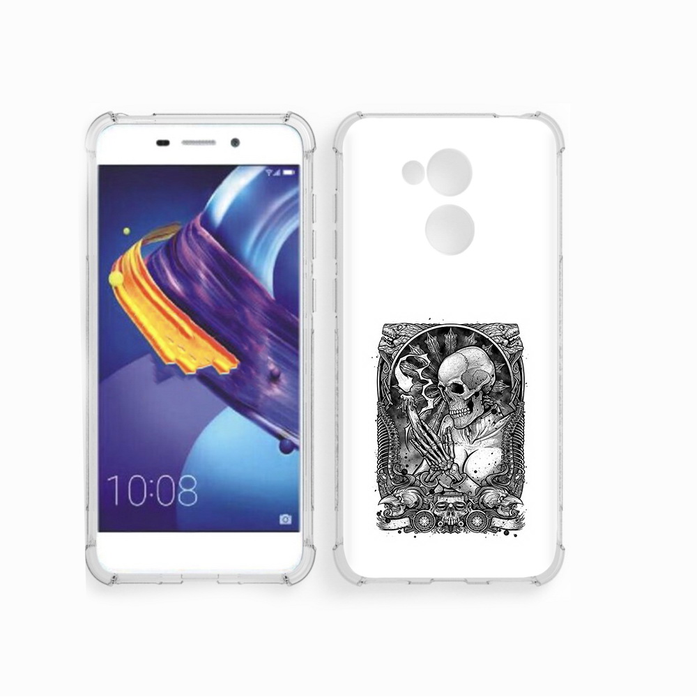 Чехол MyPads Tocco для Huawei 6C Pro девушка скелет (PT88459.60.316)