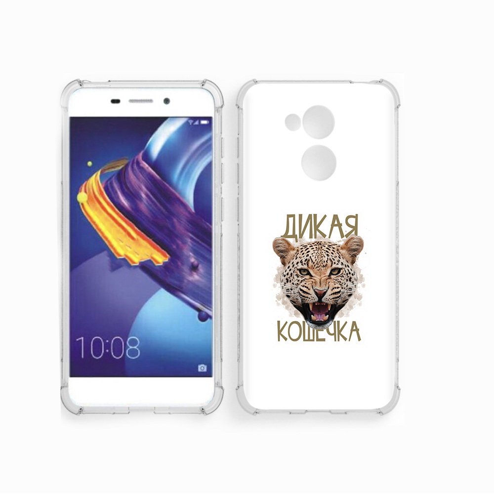 

Чехол MyPads Tocco для Huawei 6C Pro дикая кошечка (PT88459.60.324), Прозрачный, Tocco
