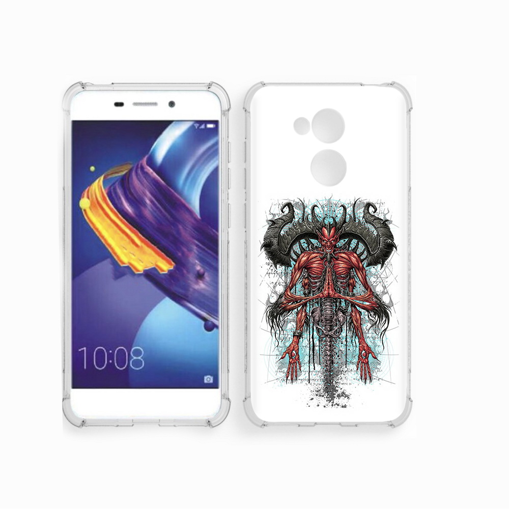 

Чехол MyPads Tocco для Huawei 6C Pro дьявол (PT88459.60.340), Прозрачный, Tocco