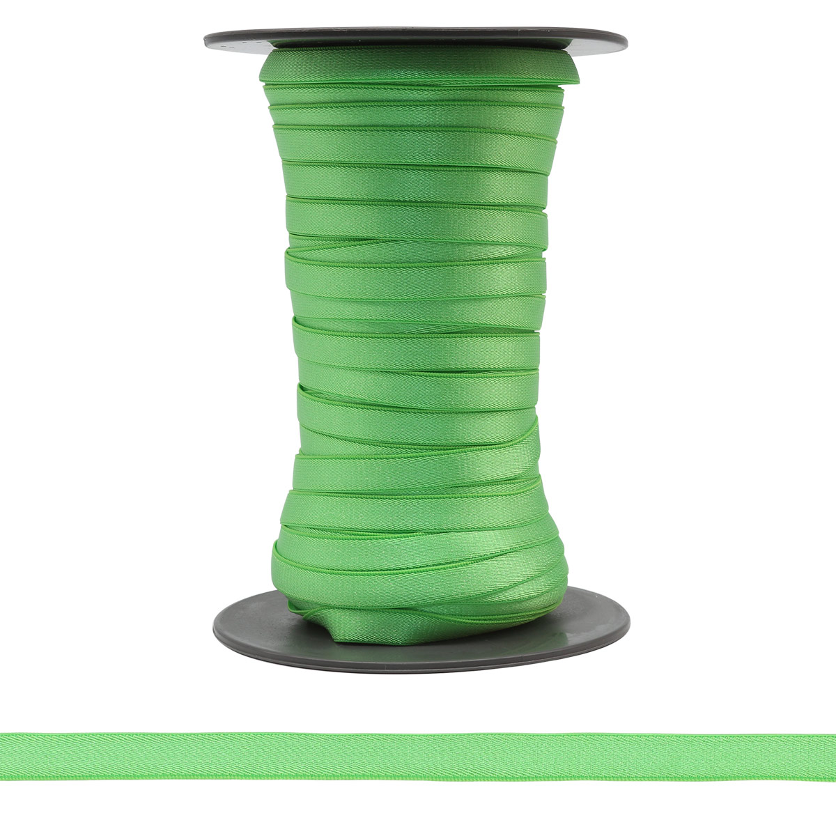 

Лента бретельная блестящая люминисцентная АЙРИС, арт. ML177.010, 10 мм*50 м (салатовый)