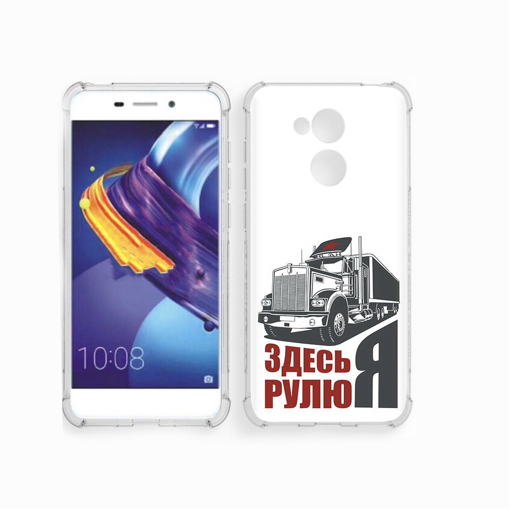 

Чехол MyPads Tocco для Huawei 6C Pro здесь я рулю (PT88459.60.355), Прозрачный, Tocco