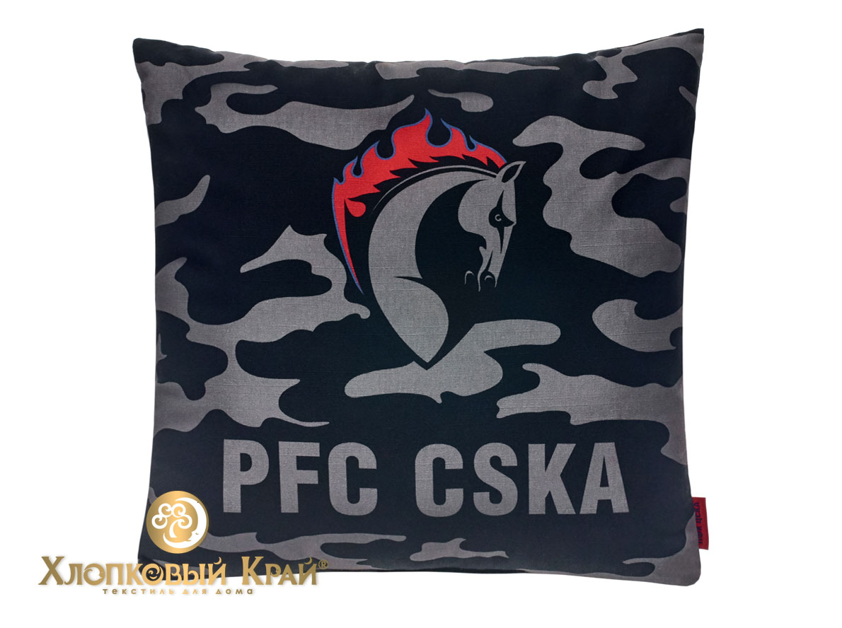 фото Подушка декоративная cska pfc camo хлопковый край