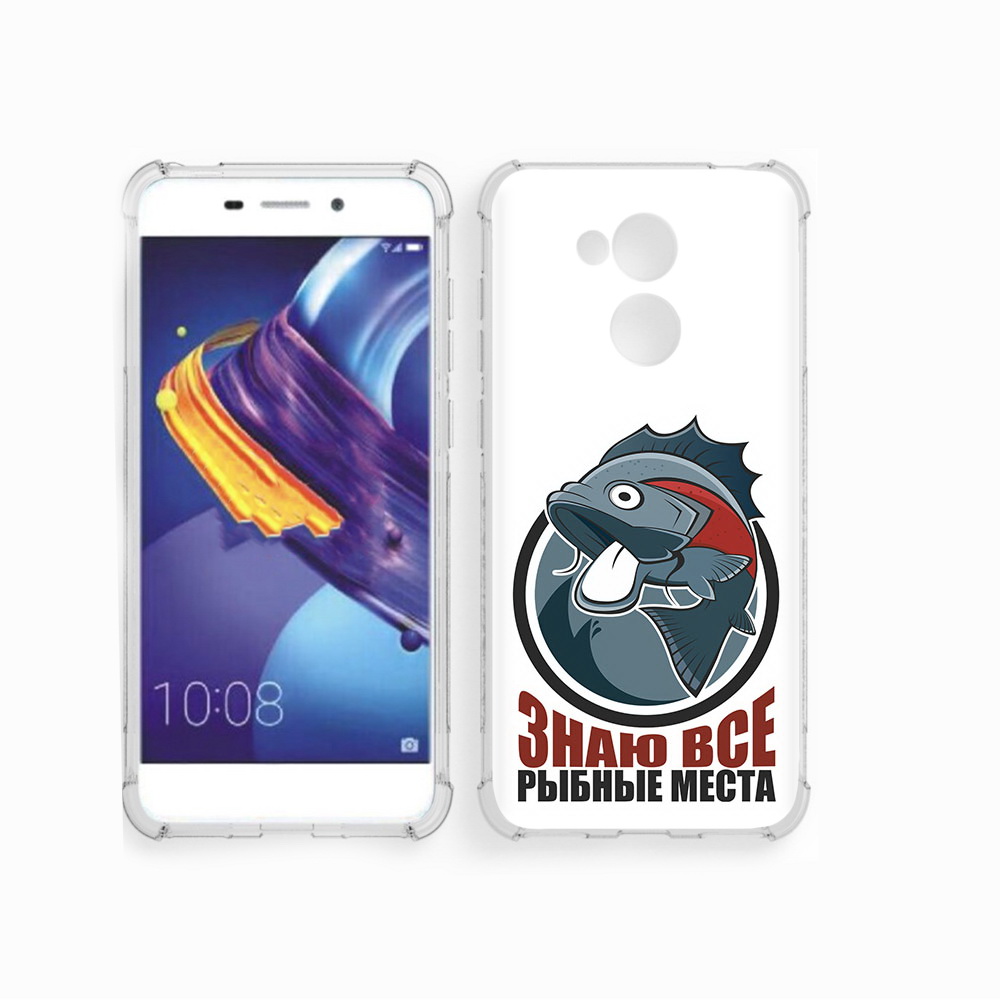 

Чехол MyPads Tocco для Huawei 6C Pro знаю все рыбные места (PT88459.60.367), Прозрачный, Tocco