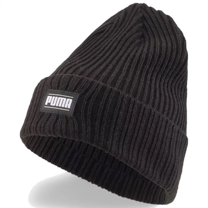 

Шапка бини унисекс PUMA Ribbed Classic черная, Черный, Ribbed Classic